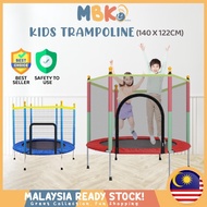Kids Safety Jumper Indoor/Outdoor 100KG Trampoline Children Bouncer With Guardrail Net Fitness Adult