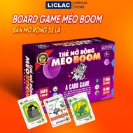 Bộ bài MÈO BOOM Cơ Bản + Mở Rộng Boardgame Mèo Nổ Việt Hoá kèm hướng dẫn chơi Tiếng Việt