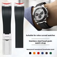 Rubber Strap for Rolex Daytona Submariner Yacht-Master – Waterproof, durable ,Snug Fit, with Connect
