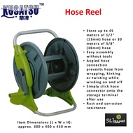 HOSE CART ONLY/GARDEN HOSE REEL KUSATSU 1/2" GARDEN HOSE OR 5/8" GARDEN HOSE