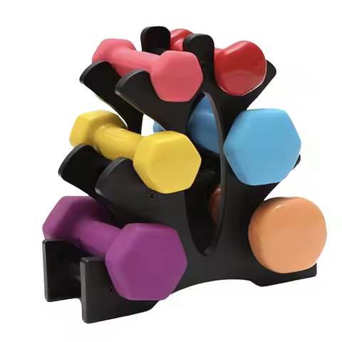 New 1/2Pcs 3-Tier Dumbbell Storage Rack Stand Multi-layer Hand-Held Dumbbell Storage Rack Home Offic