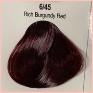 ⚧ Rich Burgundy Red Hair Color with Oxidant ( 6/45 Bob Keratin Permanent Hair Color )