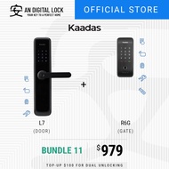 Bundle B3: Kaadas L7 Door Lock + Kaadas R8GD Gate Lock | AN Digital Lock