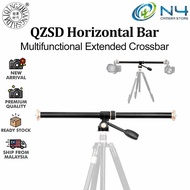 QZSD Horizontal Bar Camera Mount Tripod Boom Rotatable Multi-Angle Center Column Rod Extension Cross