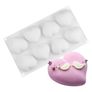 HEART-SHAPED Mousse Cake Silicone Mold in many designs