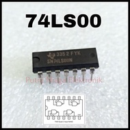 ic TTL 7400 74LS00 Quad NAND Gate Logic High Quality