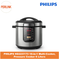 Philips HD2237/73 16-in-1 MultiCooker, Pressure Cooker 6 Liters 1300W 2 Pots