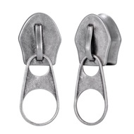 2PCS Zipper Ear Gauges Fashion Ear Tunnels Plugs Flesh Stretchers Piercing Earrings Expander Earring