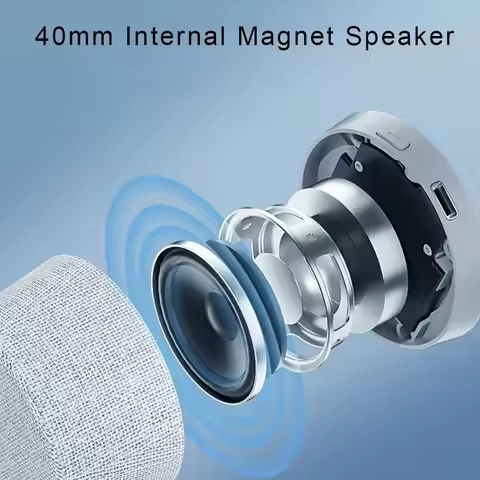 Portable Subwoofer Magnetic Bluetooth Speaker Mini IPX6 Smart Bluetooth Speaker Wireless Waterproof 