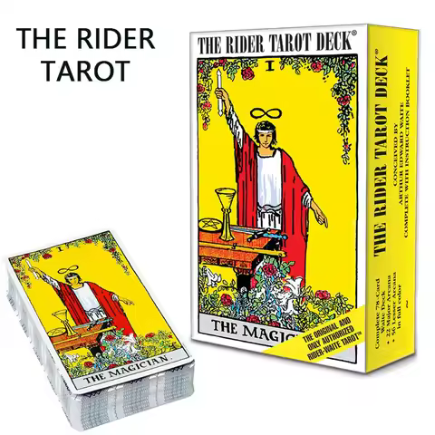 The Rider Tarot Deck English/Spanish The Authentic Rider-Waite Tarot Deck Booklet Essential for Taro