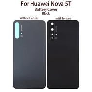 For Huawei Nova 5T Battery Cover Door Rear Glass Housing Case Back Battery Cover Replacement