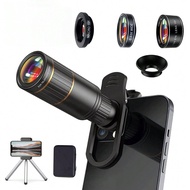 22X Monocular Zoom Lens Telephoto Lens 13.2cm/5.2-Inch Camping Hunting Sports Watch Game Suitable Fo