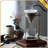 Coffee Dripper Stand for Pour Over Coffee Hand Coffee Cup Holder Rack Wooden Base Kitchen Cafe Making Kitchen Accessories