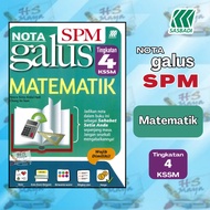 [Buku Rujukan] NOTA GALUS SPM MATEMATIK TINGKATAN 4 KSSM (2024) [SASBADI]