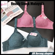 Bra Full Cup Plus Size Bra Women 34-46CD Baju Dalam Wanita Bra Wanita Bra Tanpa Dawai Span Nipis Bra