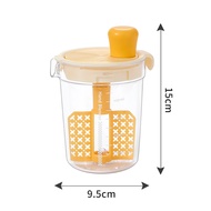 1pc Plastic Manual Mixing Cup with Scale Egg Vinaigrette Mashed Garlic Mayonnaise Homemade Dipping S