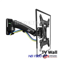 NB F200 30 to 40 Inch Gas Strut TV Wall Monitor Bracket Holder Mount