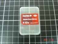 SanDisk 原廠 MS Pro Duo 記憶卡 高速 果凍卡{4GB}很新裸裝【YJ】維二商店