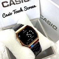 {READY STOCK}TOUCH SCREEN CASIO A168 DIGITAL WATCHES JAM TANGAN LELAKI JAM BESI TANGAN PETAK WANITA 