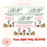 2 HUYNH PHU HUYNH water bottle hanging stickers/TAG (5x5cm)