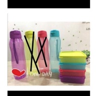 Tupperware Slim Eco Bottle 1.0L (3) Square Away 400ml (4)