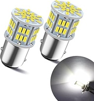 getfay Pack-2 Car 1157 LED Brake Light Bulb, Double Contact 6800K Super Bright Bulb Replacement, 752