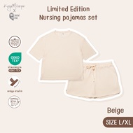 SNOW OWL ชุดให้นมสำหรับคุณแม่ Nursing pajamas Set x Kaya Harper
