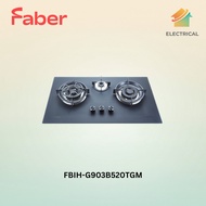 FABER 5.2KW 3 BURNERS BUILT-IN GLASS HOB | FBIH-G903B520TGM