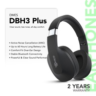 Dmes DBH3 Plus Wireless Headphones Bluetooth 5.3 40mm Bass Driver 60H Battery Lightweight Over Ear S
