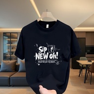 Kain Sejuk Baju Lelaki T Shirt Lelaki 100% Cotton Tee Baju T Shirt Lelaki Casual Men’s Top Size S-4X