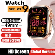 NEW HD screen Smart Watch 9 NFC BT Call Heart Rate Sport Fitness trajectory Female Physiology Wireless Chargingmen For IWO Watch