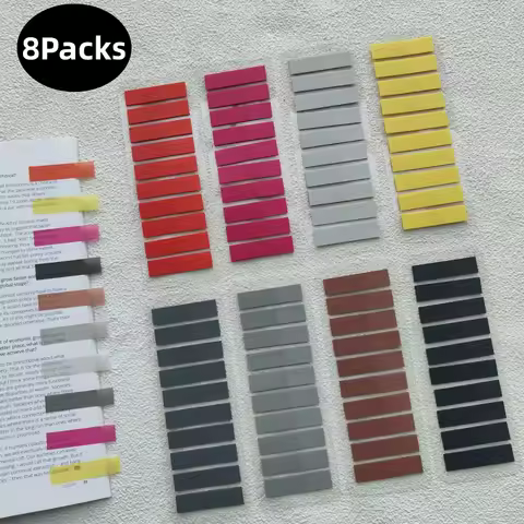 8Packs NEW Colorful Sticky Index Tabs Notes Memoranda Notebook Page Markers Classify Sticker Office 