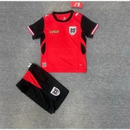 26-27 Fans Edition Austria Home quick-dry Football Jersey Sets kids 16-28