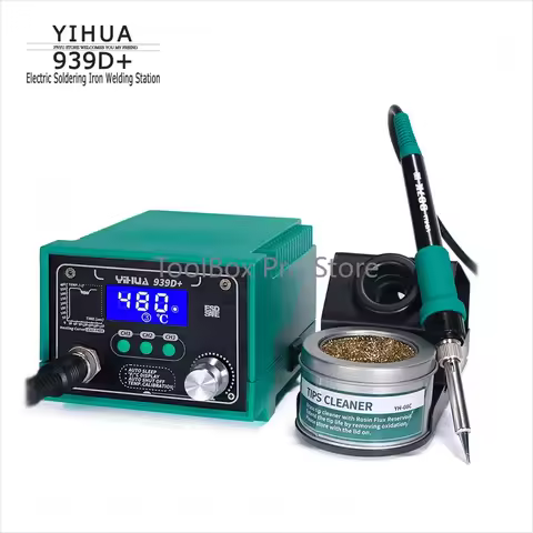 Soldering Station YIHUA 939D+ Electric Soldering Iron C/F Temperature Switch LCD High Power Digital 