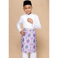 Instant Samping Raya Kids - "Marmar" Purple SAMPIN RAYA SAMPIN BAJU MELAYU SAMPIN KANAK2 SAMPING BUD