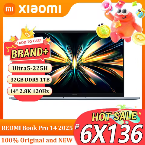 REDMI Book Pro 14 2025 Ultra5-225H/Ultra7-255H 16GB/32GB +1TB 14inch 2.8K 120Hz