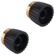 20x Guitar AMP Amplifier Knobs Push-on Black+Gold Cap for Marshall Amplifier