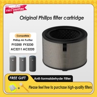 Replacement Compatible with Philips AC3220 AC3221 FY3200 FY3230 Filter Authentic HEPA&Carbon