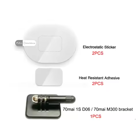for 70mai Dash Cam 1S D06 / M300 M200 bracket for 70mai Accessory Set Static Sticker Glue for 70mai 