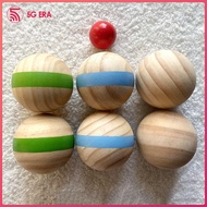 [Wishshopeezzxh] 7 Piece Bocce Ball Set Sports Playground Balls Fun Games Durable Accessories Grass 