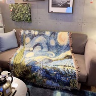 [Pre-order]Starry Night Van Gogh pattern sofa carpet