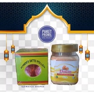 [Iqomah Shop] promil package, young date powder, dates, pollen and zuriat powder 100 grams
