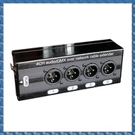 A6(WUSG) 1Pc 4-Channel 3-Pin XLR Audio and over Network Cable Extender DMX512 Network Signal Extende