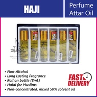 HAJI - Perfume Attar Oil - (8ml x 6)