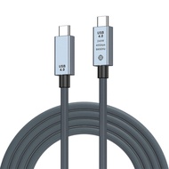 USB C Thunderbolt 4 40Gbps USB4 Cable USB Type C to C 240W Super Fast charging Cable Thunderbolt3 fo