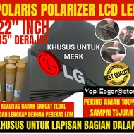POLARIS POLARIZER LCD LED LG 22" INCH 45" DET UNTUK DALAM