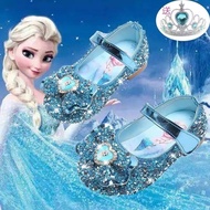 kasut sekolah budak perempuan kasut raya perempuan kasut raya budak perempuan Princess Elsa Girls Sh