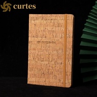 CURTES Retro Notebook, To Do List Diary A5 Notebook, Fashion School Supplies 96sheets Stationery Mee