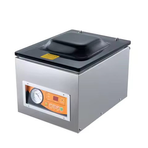 SucceBuy DZ-260S Chamber Vacuum Sealer 260W Vacuum Packing Machine with 10.2"Sealing Length for Wet 