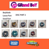 [TAKARA TOMY] Beyblade Disc|Part 2|Loose Part |Used Part|Pre-loved|disc 1A|disc ar|disc st|disc Pr|d